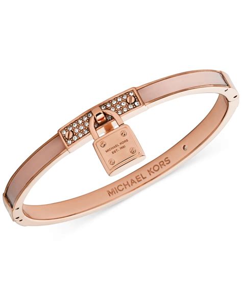 michael kors rose gold bracelet macy's|Michael Kors bracelet sale.